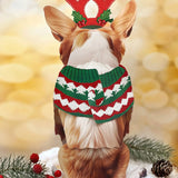 Back of Holiday Corgi Pop-Up