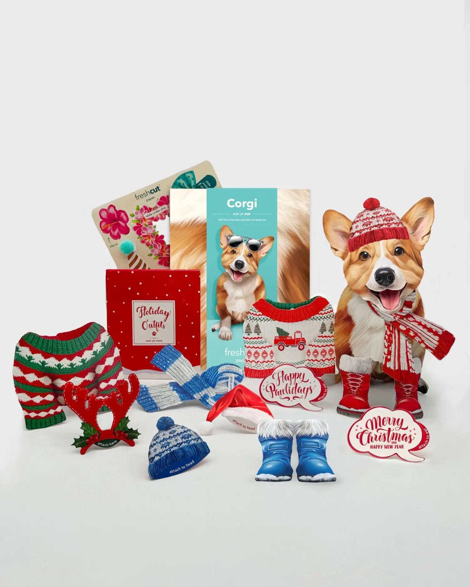 Corgi Holiday Whats Included