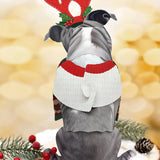 back of Holiday Pit Bull Pop-Up Card
