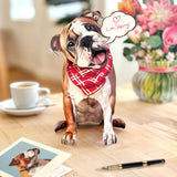 Freshcut paper bulldog pop-up card on desk