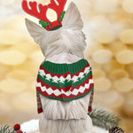 Back of Holiday Westie Pop-Up Card
