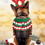 Back of Holiday German Shepherd Pop-Up Card