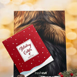 Holiday German Shepherd Pop-Up Card envelope