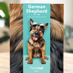 Freshcut paper German Shepherd pop-up card packaging