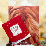 Holiday Orange Tabby Cat Pop-Up Card envelope