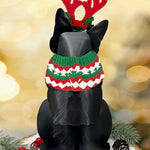 Back of Holiday Black Cat Pop-Up