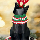 Back of Holiday Black Cat Pop-Up