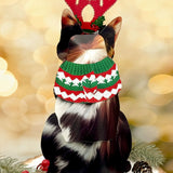 back of Holiday Calico Cat Pop-Up
