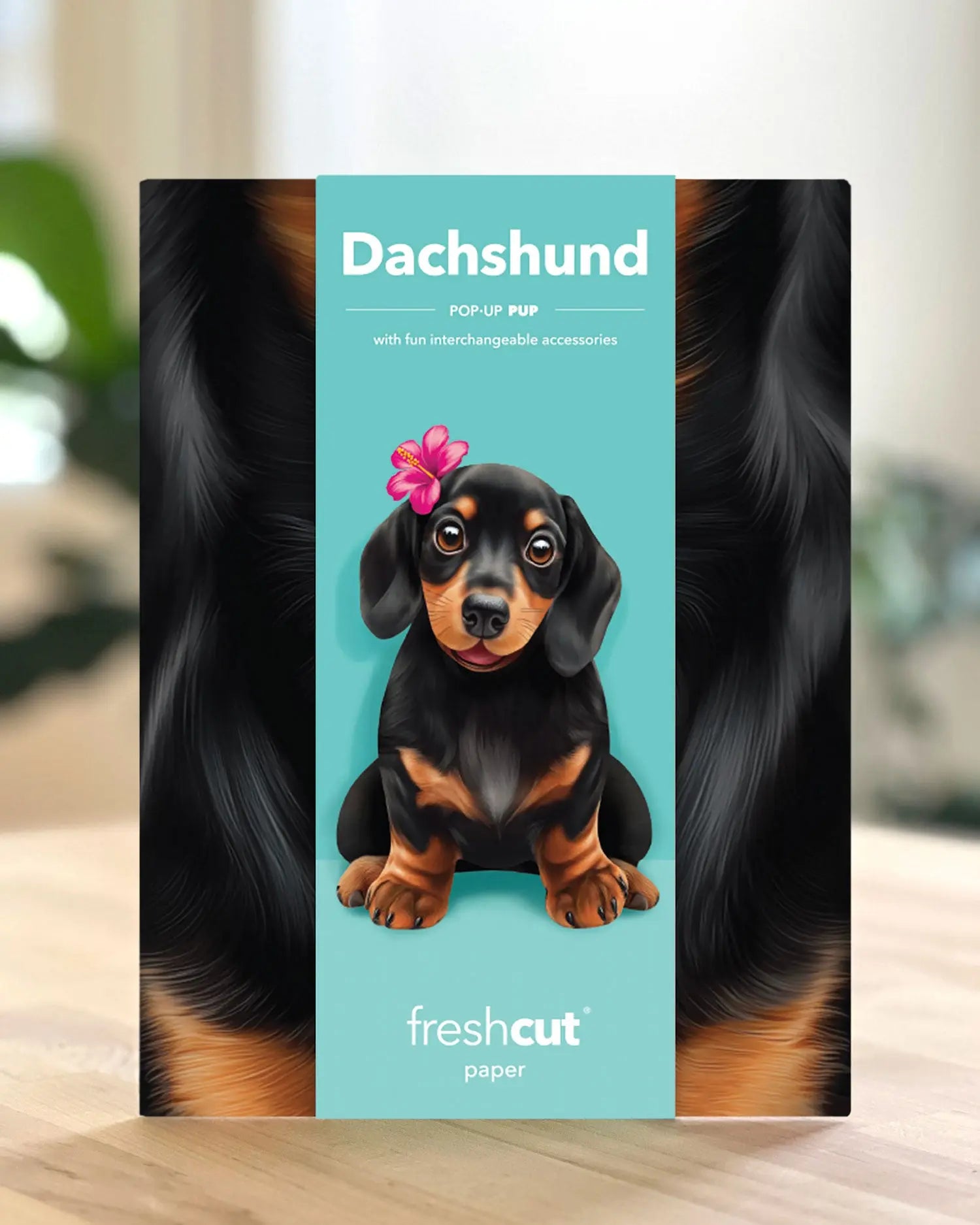 Dachshund Pop-Up Card Freshcut Paper