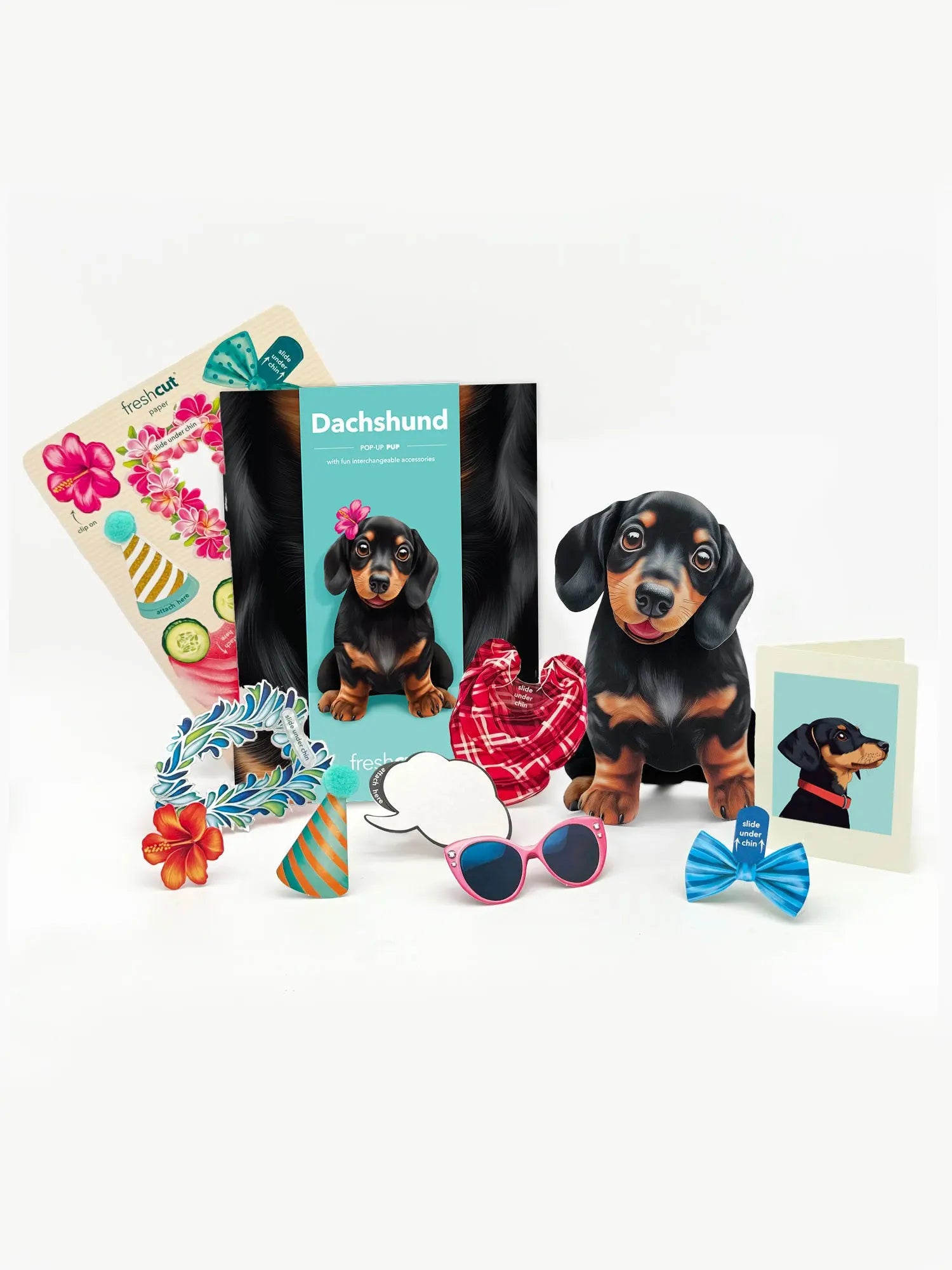 Dachshund Pop-Up Card Freshcut Paper