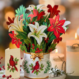 Winter Joy with gold bow