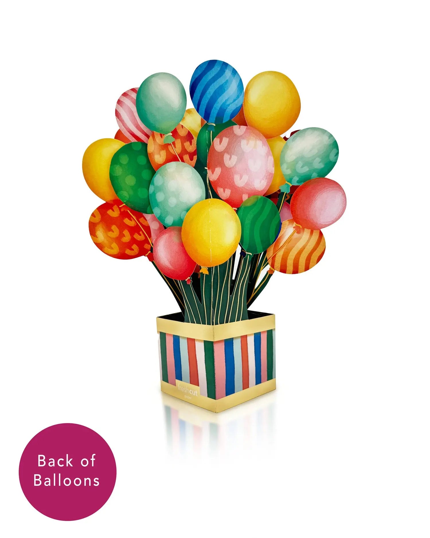 Classic Birthday Balloons Freshcut Paper