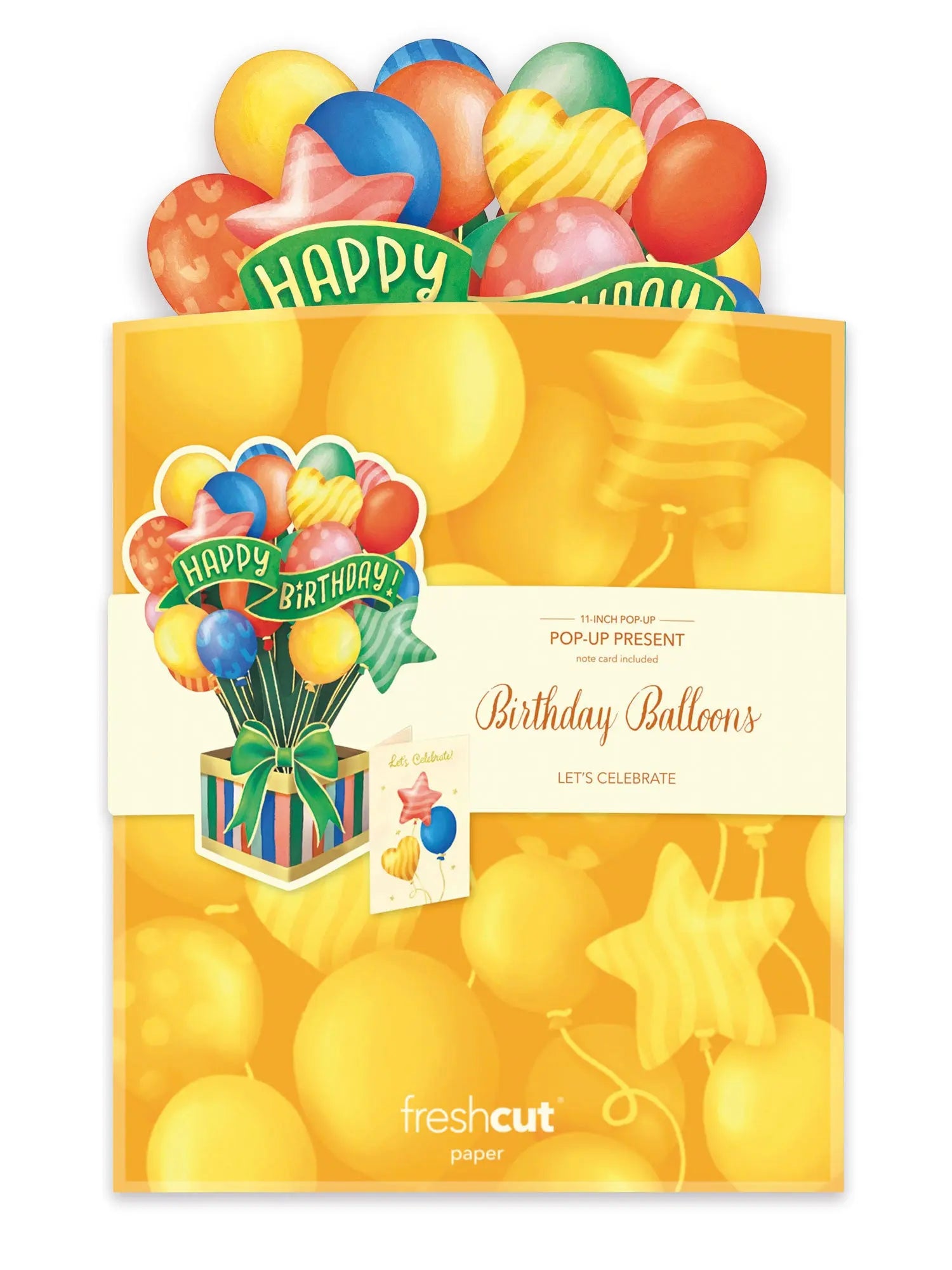 Classic Birthday Balloons Freshcut Paper
