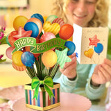 Classic Birthday Balloons Freshcut Paper