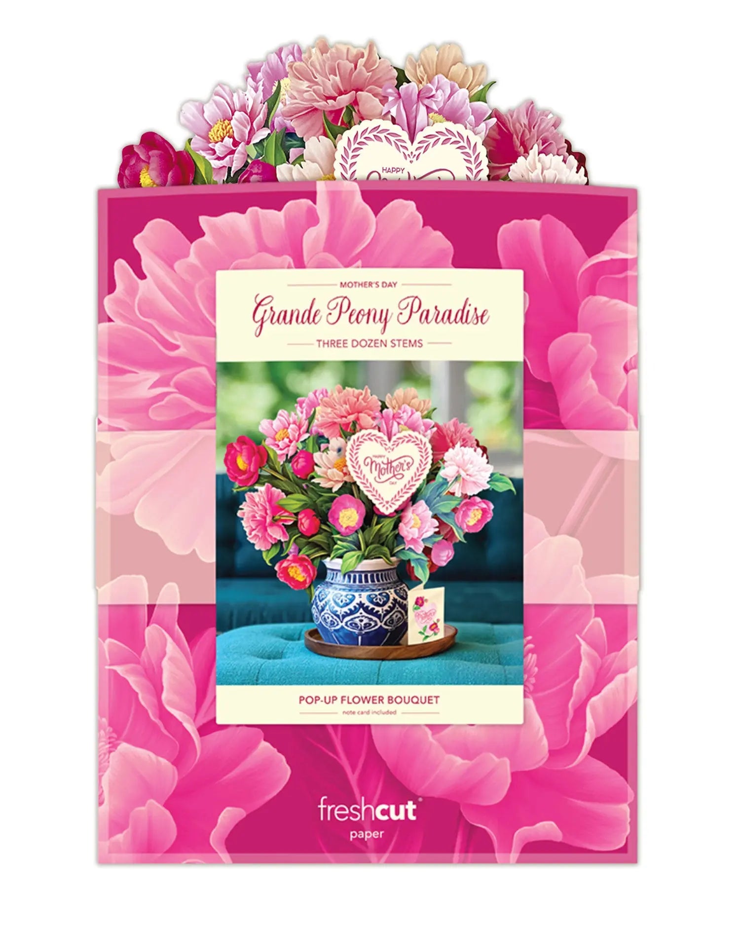 a box of flowers on a surface