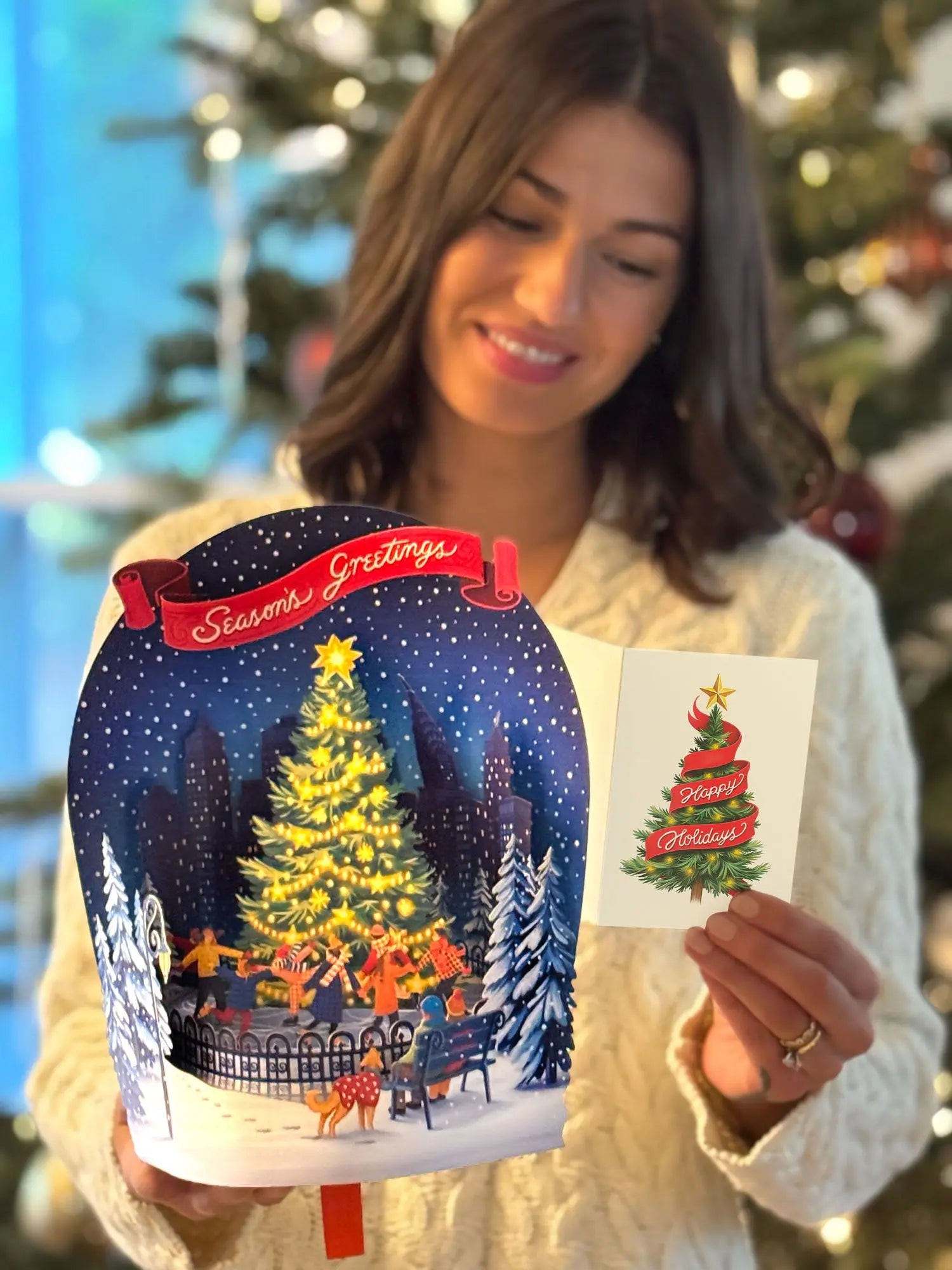 Christmas Skating Spectacular Freshcut Paper