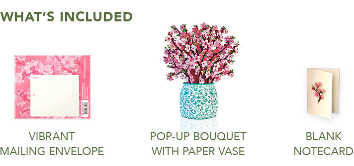 Mini Cherry Blossoms Pop-Up Card