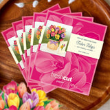 Mini Festive Tulips Pop-Up Card FreshCut Paper
