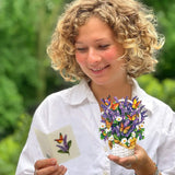 Mini Lavender & Butterflies Pop-Up Card - FreshCut Paper