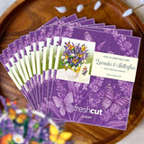 Mini Lavender & Butterflies Pop-Up Card - FreshCut Paper