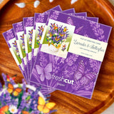 Mini Lavender & Butterflies Pop-Up Card - FreshCut Paper