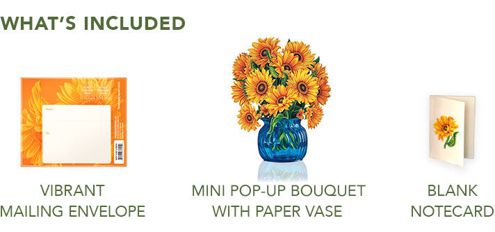 Mini Sunflowers Pop-Up Card
