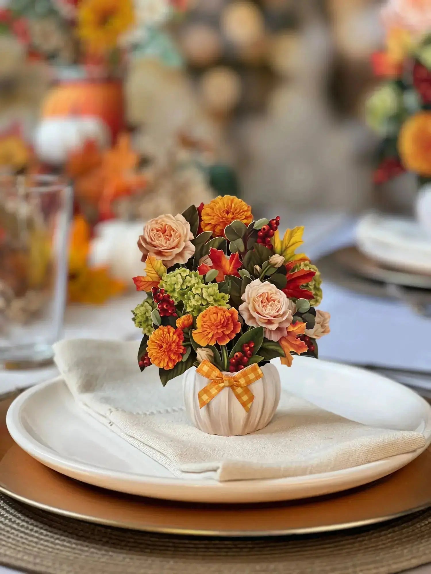 Mini Pumpkin Spice Pop-Up Card FreshCut Paper