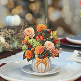 Mini Pumpkin Spice with orange bow