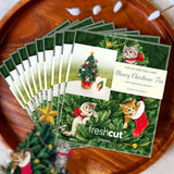 Mini Meowy Christmas Tree Pop-Up Card - FreshCut Paper