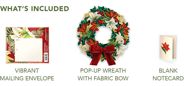 Mini Winter Joy Wreath Pop-Up Card