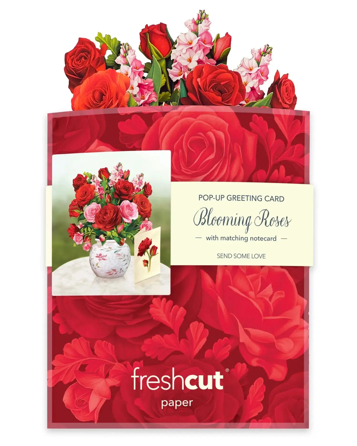 Mini Blooming Roses Pop-Up Card broken listing FreshCut Paper