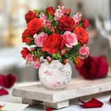 Mini Blooming Roses Pop-Up Card - FreshCut Paper