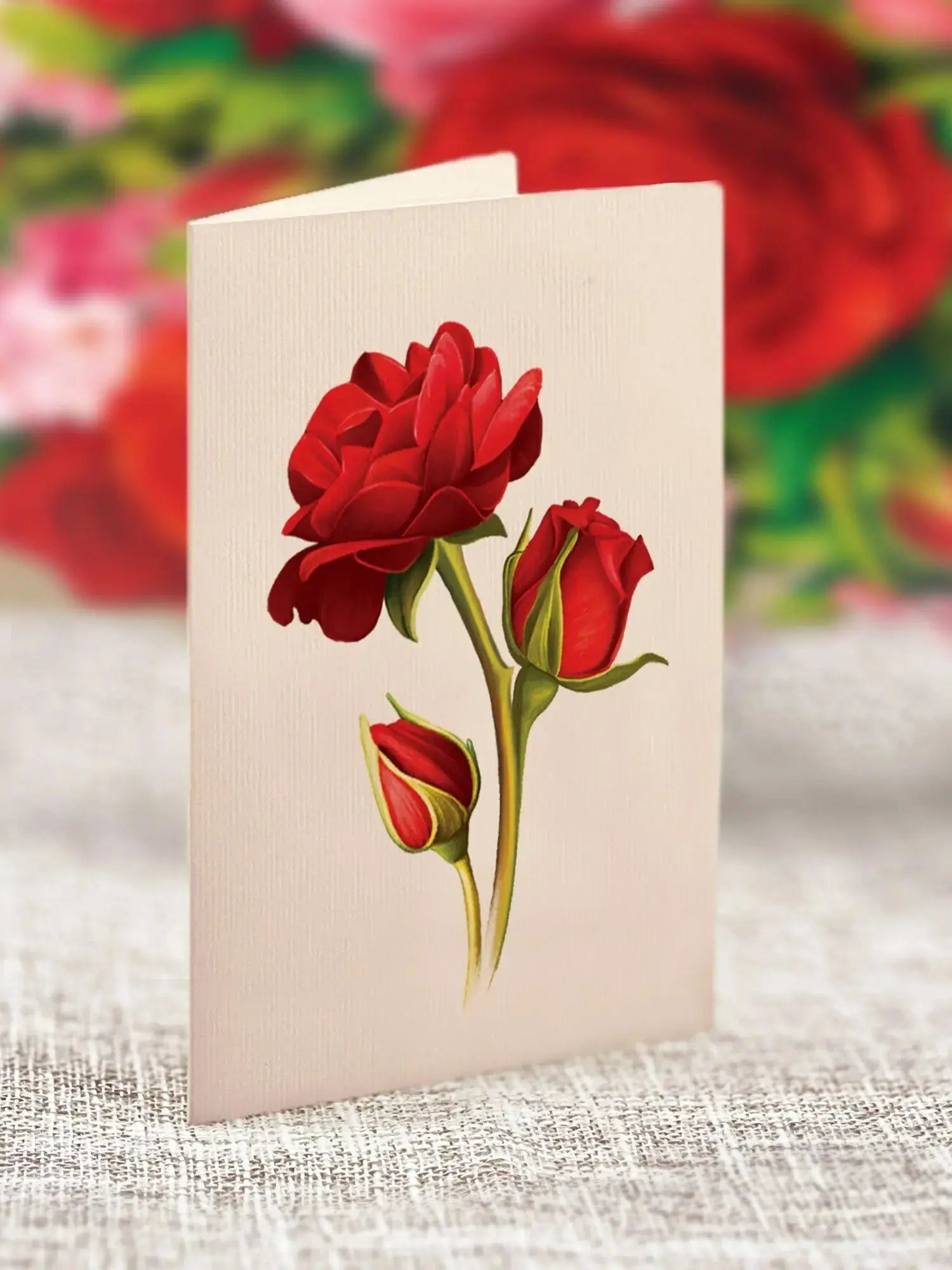 Mini Blooming Roses Pop-Up Card broken listing FreshCut Paper