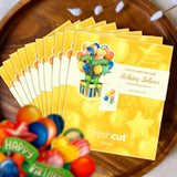 Mini Birthday Balloons Pop-Up Card FreshCut Paper