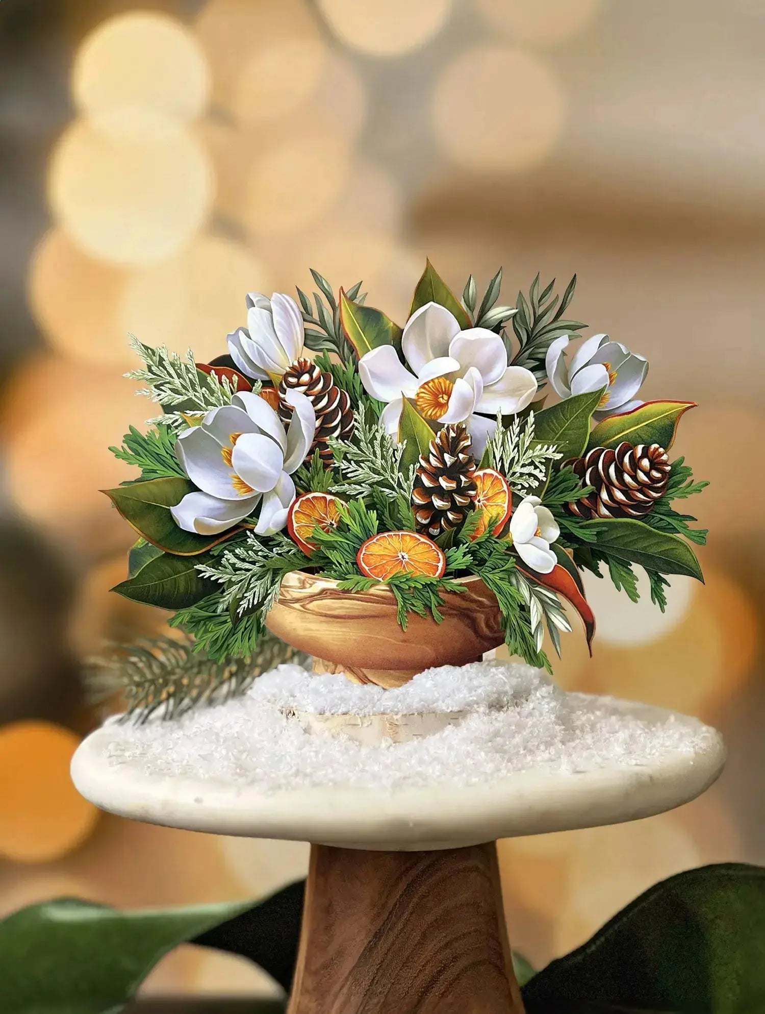 Mini Winter Magnolia FreshCut Paper