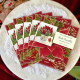 Mini Birch Poinsettia Pop-Up Card