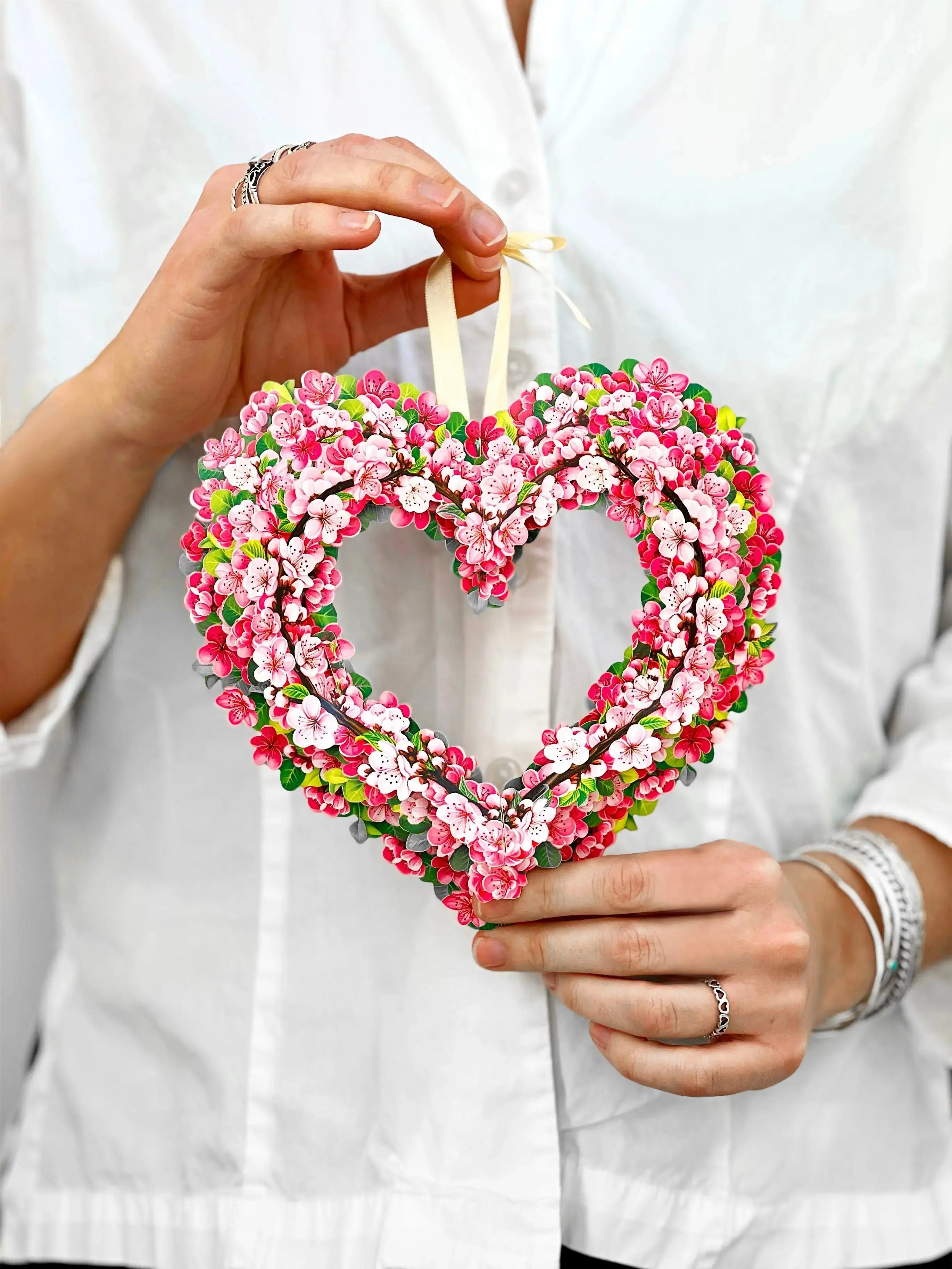 Mini Cherry Blossom Heart - FreshCut Paper