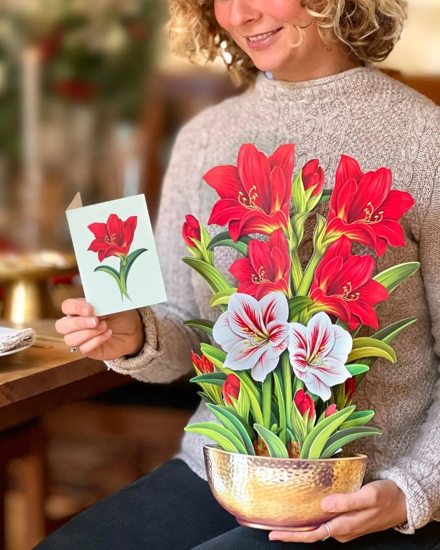 Scarlet Amaryllis - FreshCut Paper