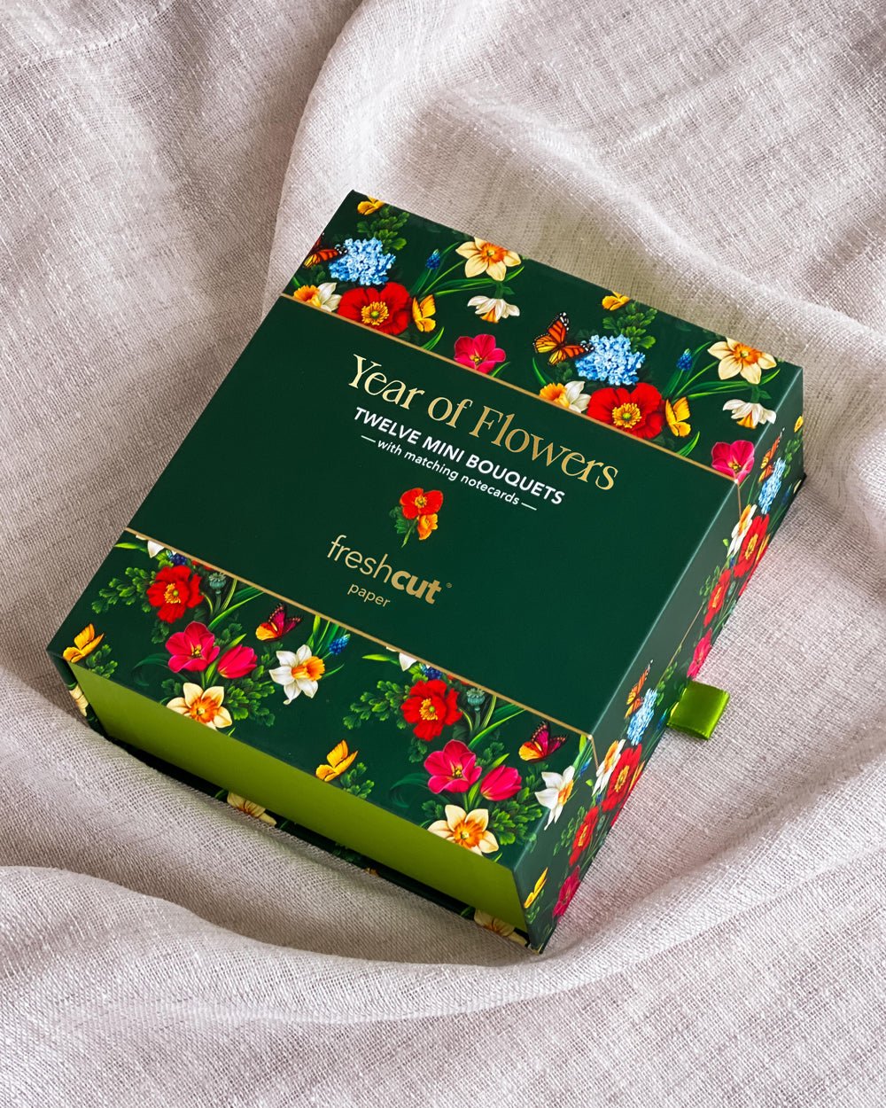 Year of Flowers Boxed Set of 12 - FreshCut Paper