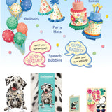 Birthday Dalmatian Pop-Up Card FreshCut Paper