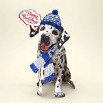Holiday Dalmatian Pop-Up Card FreshCut Paper