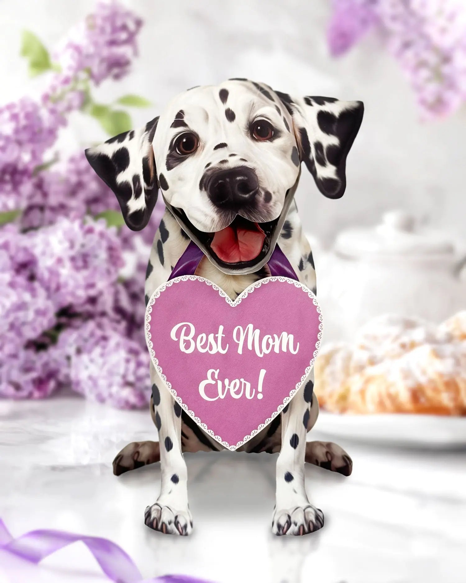 Mother's Day Dalmatian Pop-Up Card - FreshCut Paper