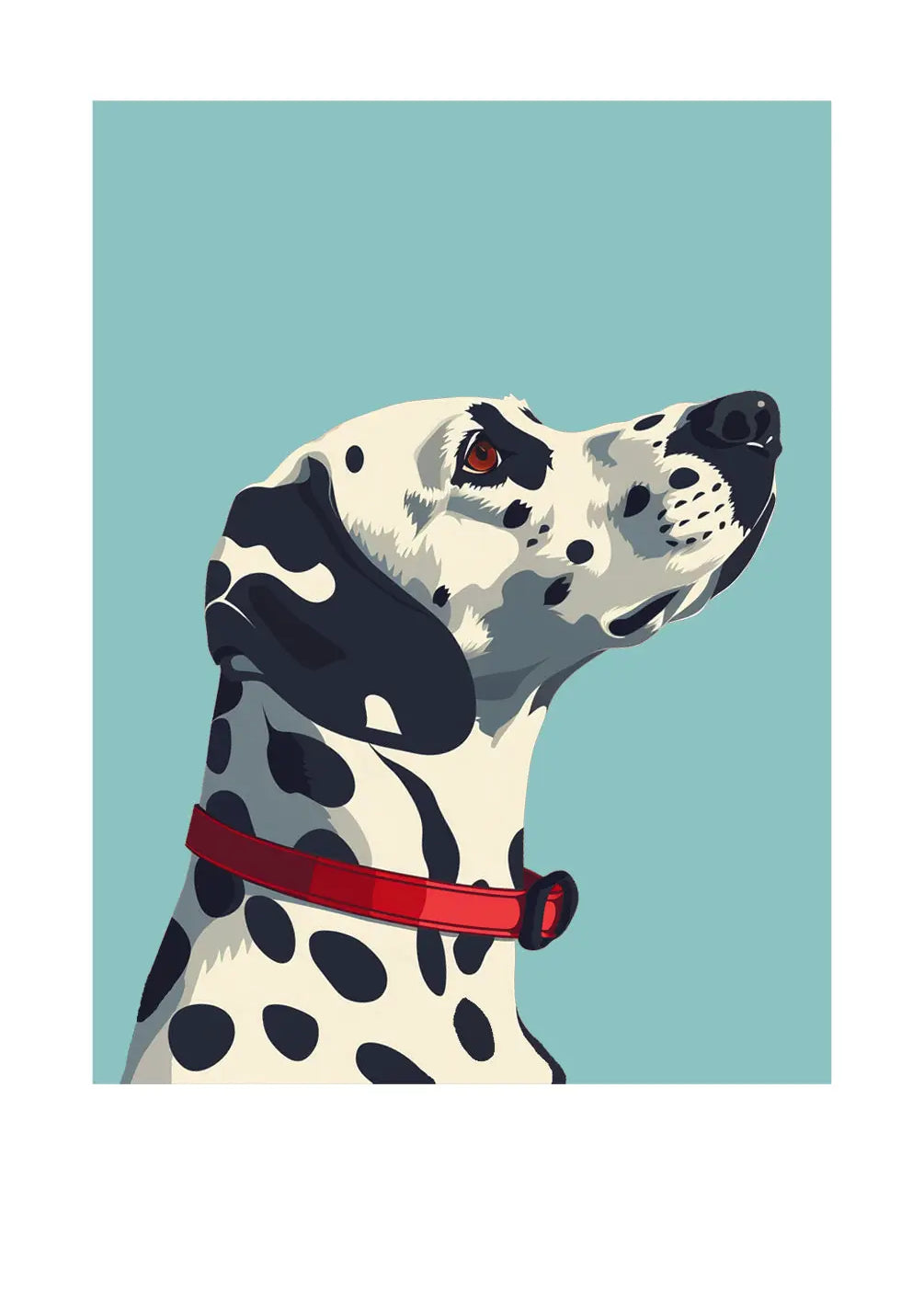 Dalmatian Card - FreshCut Paper