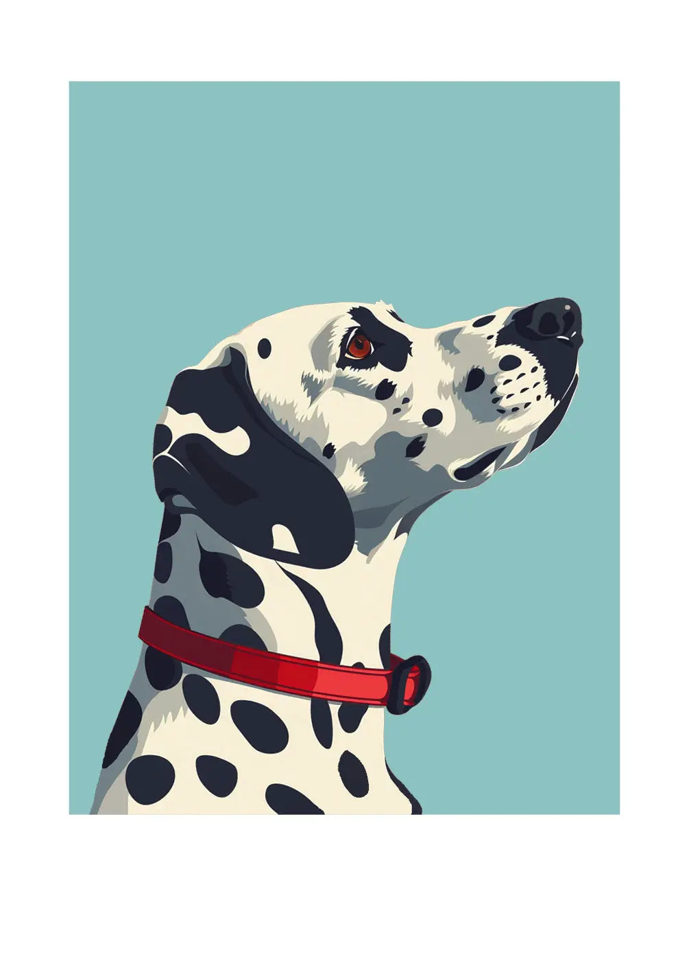Dalmatian Card - FreshCut Paper