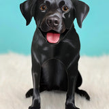 Black Lab Pop-Up Pup