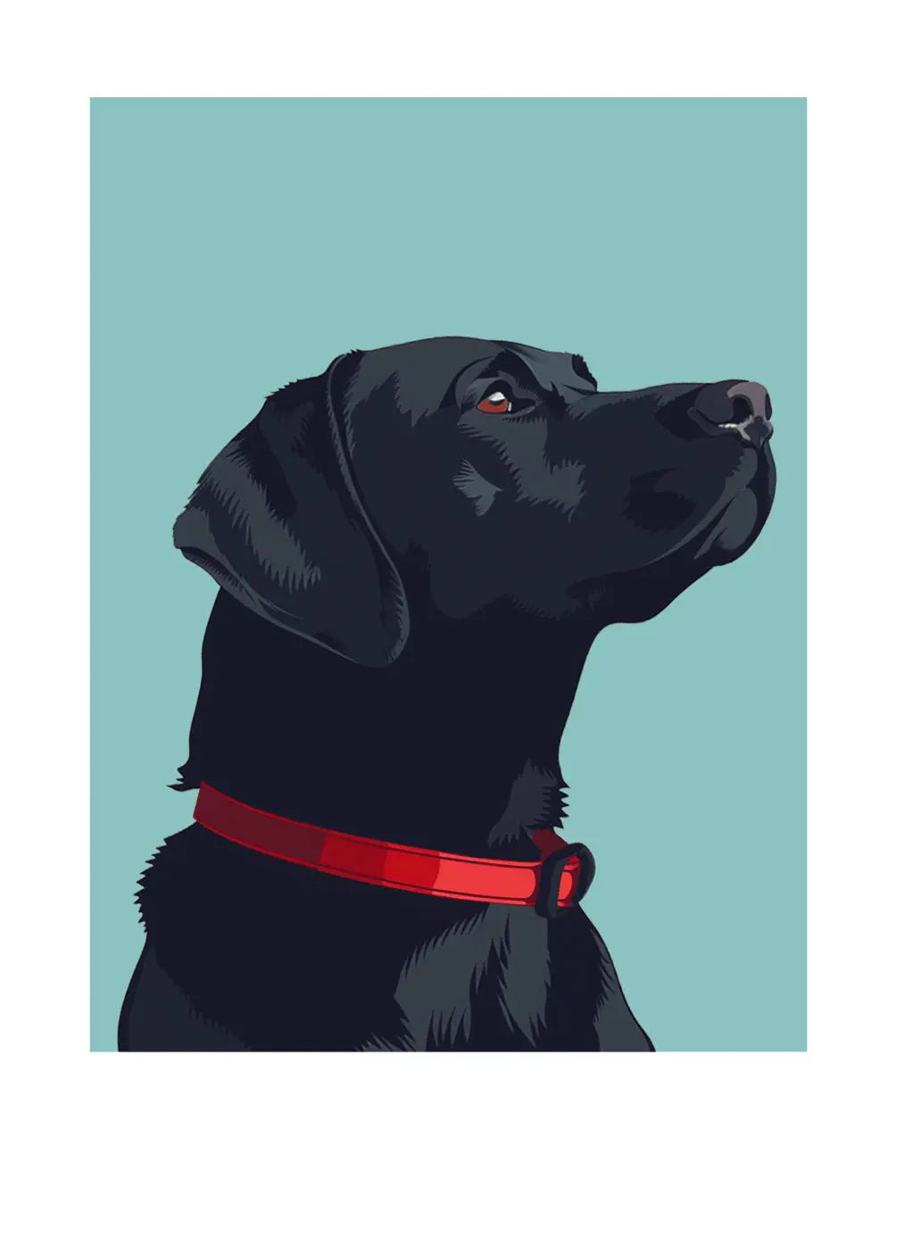 Black Lab Card - FreshCut Paper