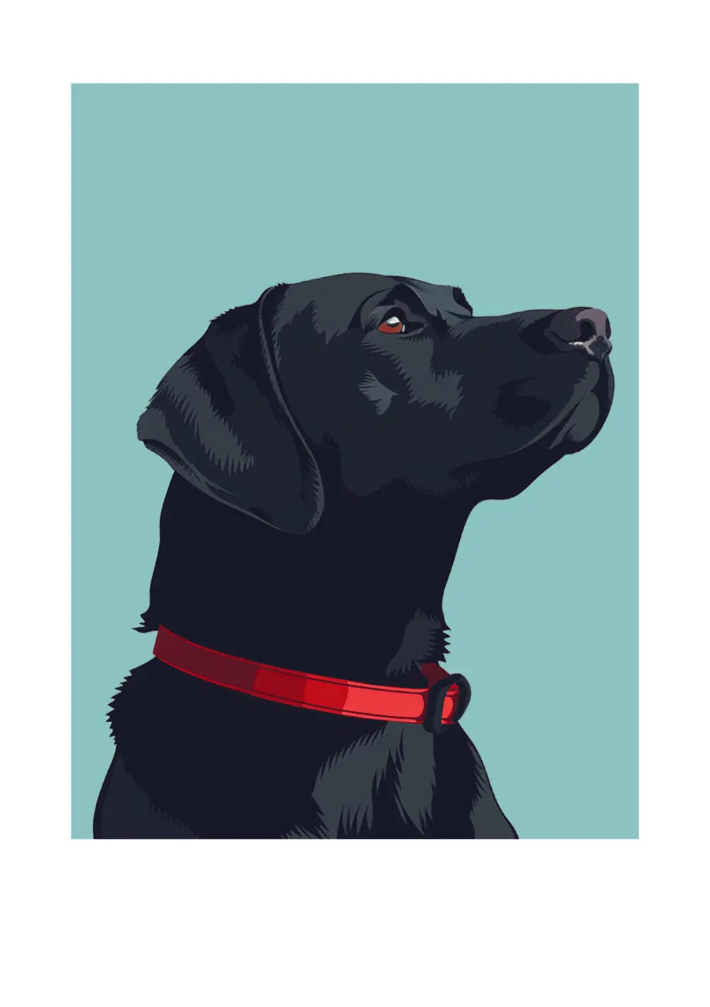 Black Lab Card - FreshCut Paper