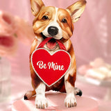 Valentine's Day Corgi Pop-Up Card FreshCut Paper