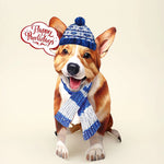 Holiday Corgi Pop-Up Card FreshCut Paper