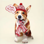 Holiday Corgi Pop-Up Card FreshCut Paper